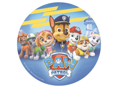 Vaffelprint Paw patrol Ø20 cm