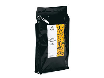 Mørk chokolade Tuma Yellow 80% 2,5 kg