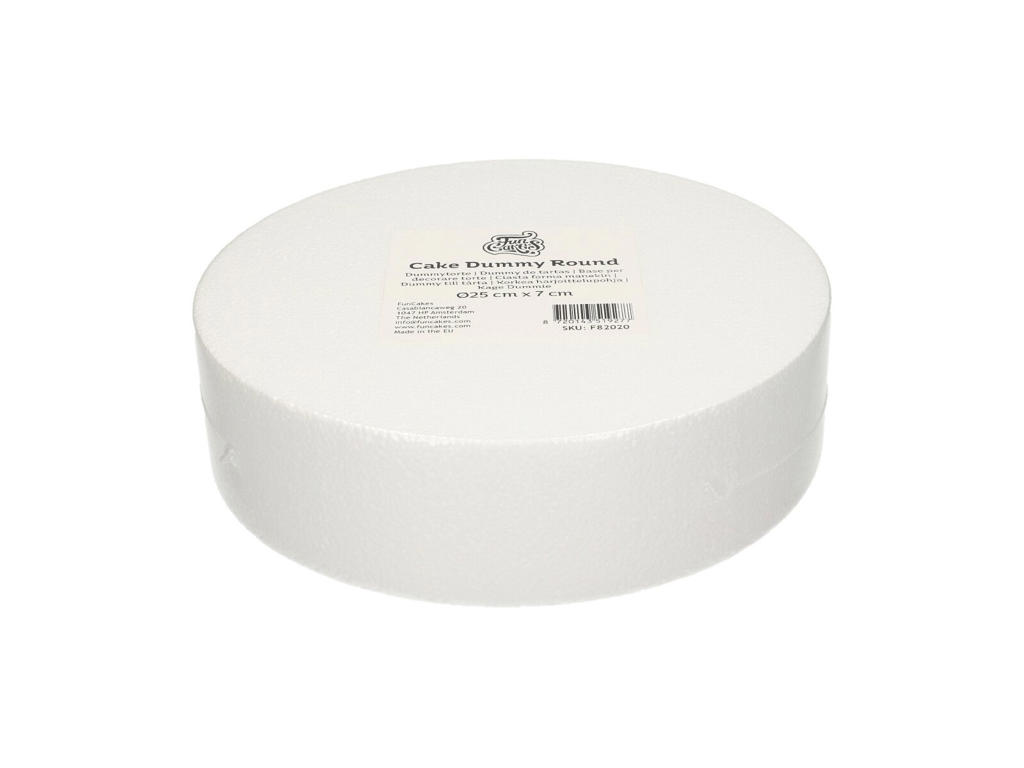 Kage Dummy rund Ø25x7 cm