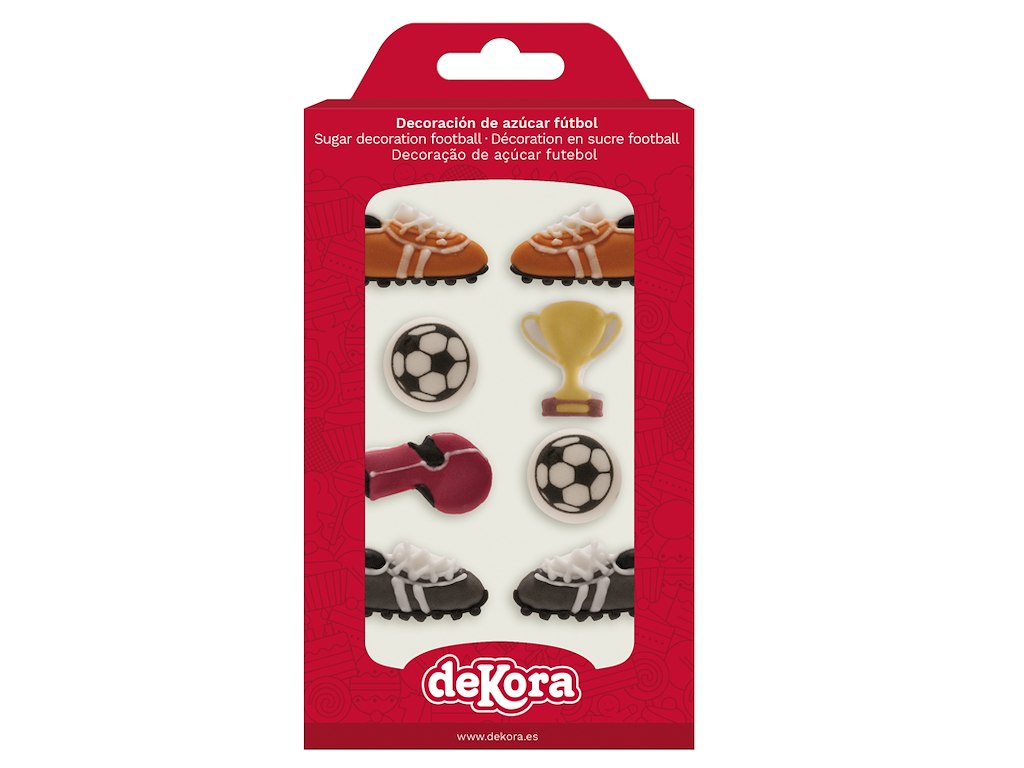 Sukkerpynt Fodbold 8 stk