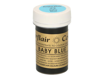Farvepasta Baby Blue/Mellemblå 25 g