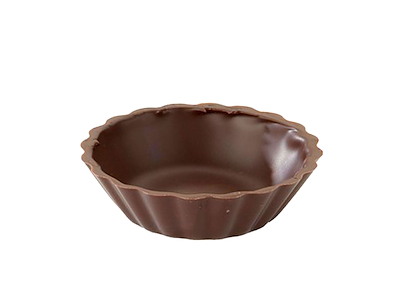 Miniskåle mørk chokolade 210 stk