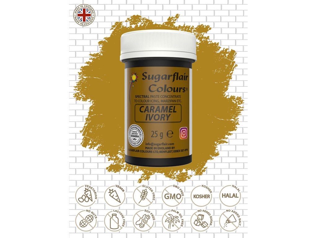 Farvepasta Caramel Ivory/Elfenben 25 g