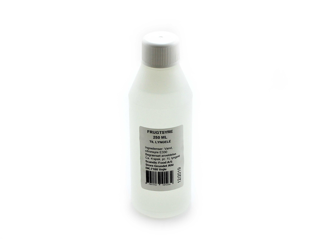 Frugtsyre 250 ml til lyngele