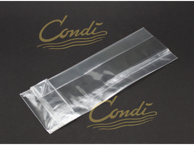 Cellofanpose med klodsbund 70/40x220mm 100 stk