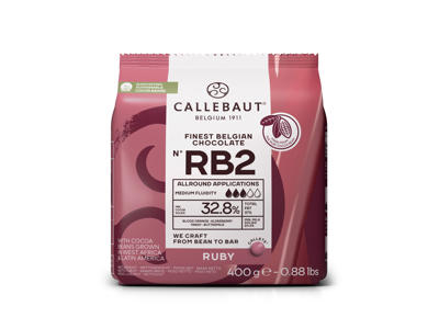Callebaut Pink Ruby RB2 chokolade 400 gr