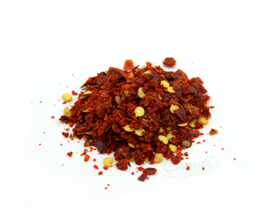 Chili knust m/kerner 500 gr