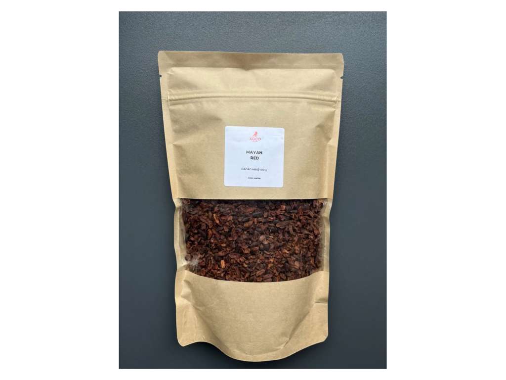 Nibs Chokoladebønner knust Mayan Red Xoco 400 gr