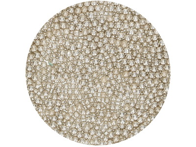 Sukkerperler sølv metal 800 g 