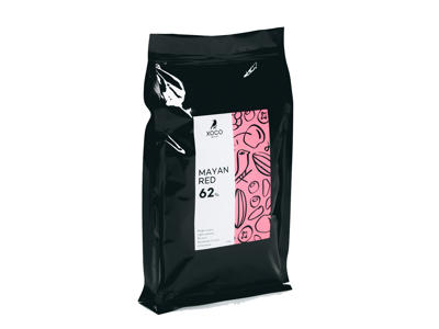 Mørk Chokolade Mayan Red 62% Xoco Coins 2,5 kg