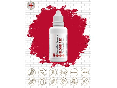 Oliefarve Blood Red 30 ml