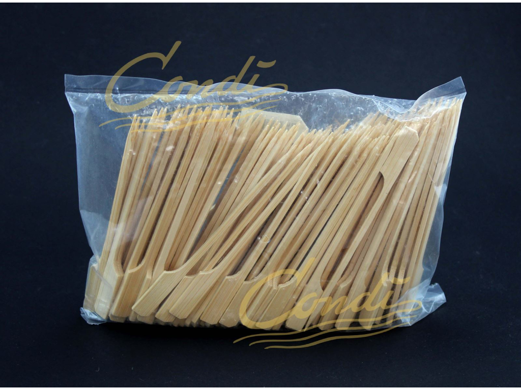 Bambuspinde m/greb 12cm/250 stk