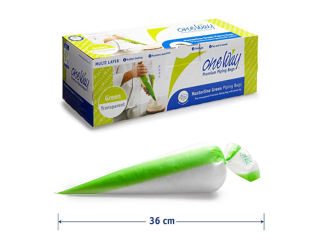 Sprøjteposer grønne 36x20 cm 100 stk
