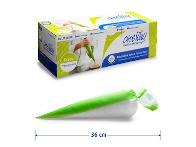 Sprøjteposer grønne 36x20 cm 100 stk