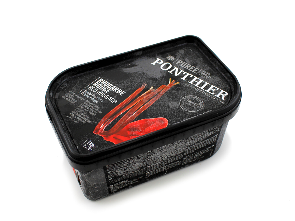 Frugtpure rabarber rød 1 kg