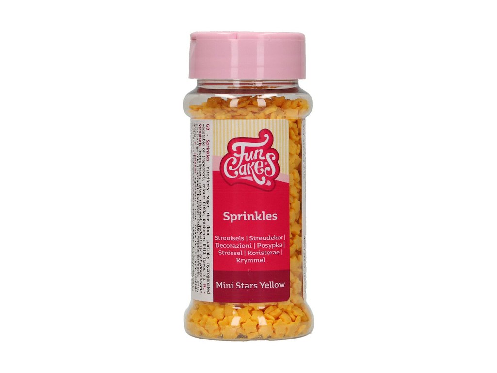 Sprinkles Mini Stars Yellow 60g