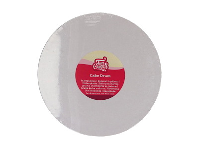 Kageunderlag hvid 25 cm rund