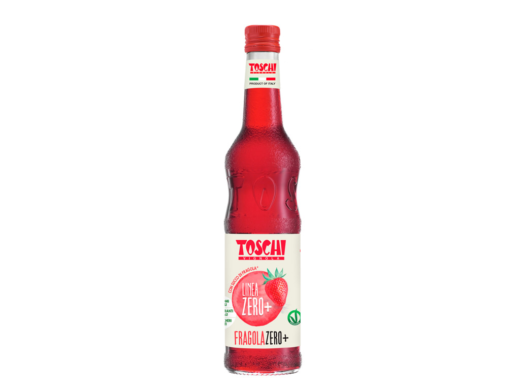 Toschi jordbær sirup sukkerfri 560 ml