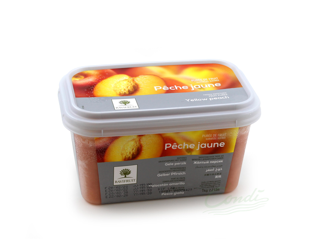 Frugtpure Gul Fersken Ravifruit 1kg