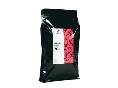 Mørk chokolade Mayan Red 70% Xoco 2,5 kg