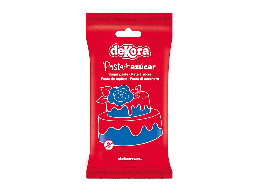 Modeller fondant blå 250 g