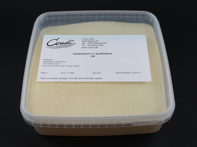 Gelatinepulver 1 kg Bloom 220