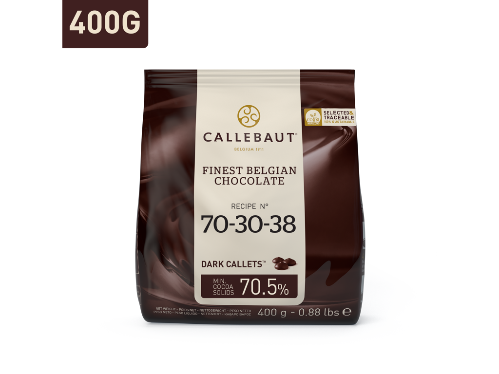 Callebaut Mørk Chokolade 70% 400 gr