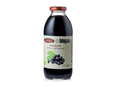 Aronia saft 100% økologisk 500 ml