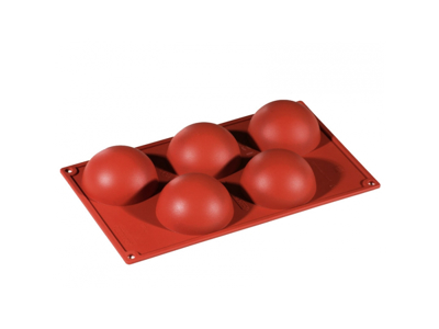 Silikoneform halvkugle 80x40mm