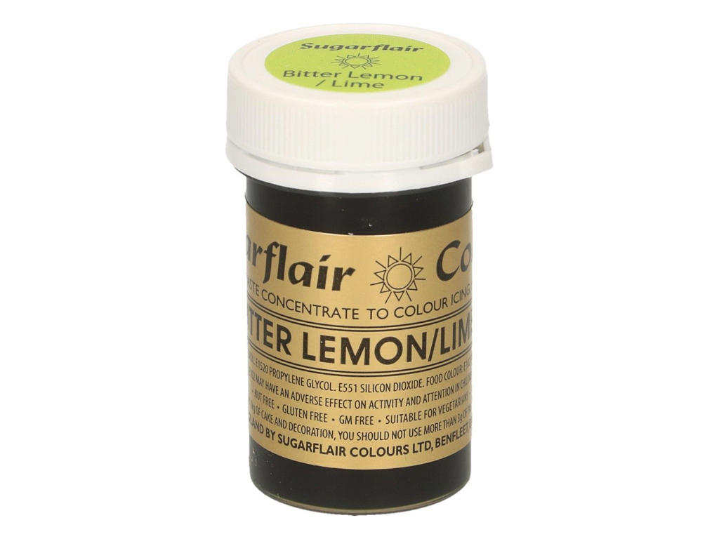 Farvepasta Bitter Lemon/Limegrøn 25 g