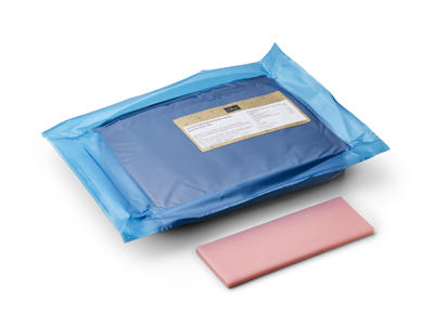 Pink/rosa overtræksmarcipan fra Odense 2,5 kg