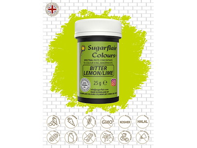 Farvepasta Bitter Lemon/Limegrøn 25 g