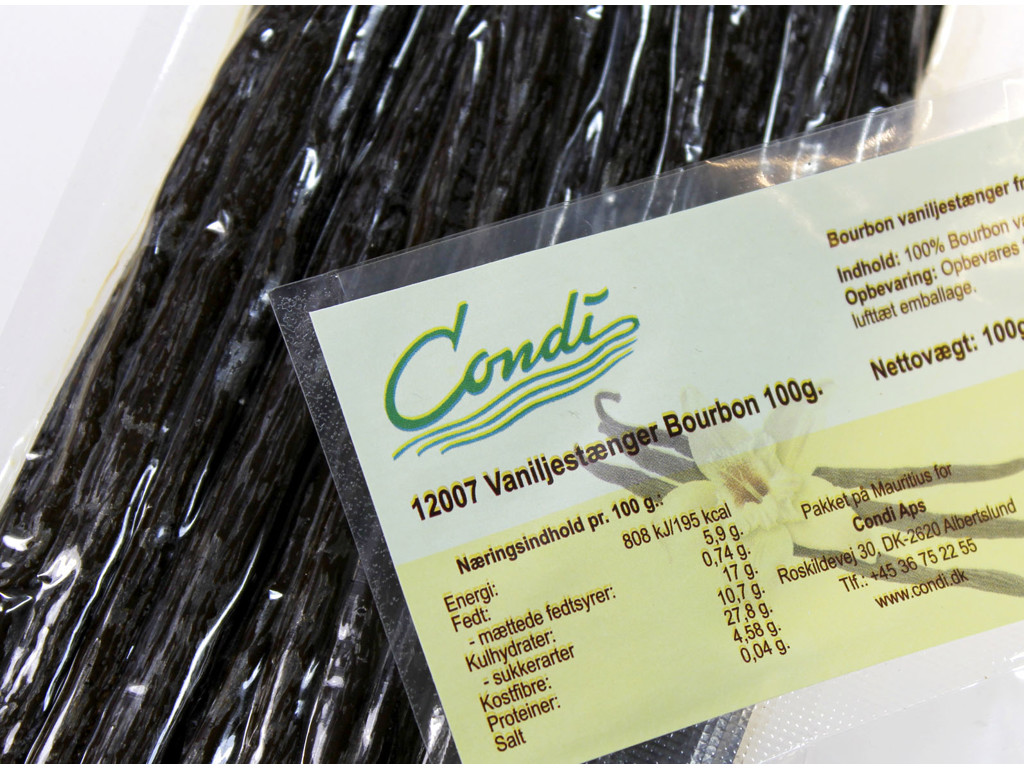Vaniljestænger Bourbon 100 g