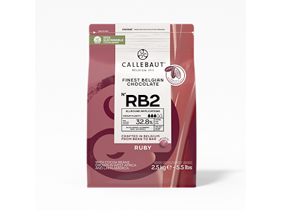 Callebaut Pink Ruby RB2 chokolade 2,5 kg