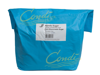 Muscovadosukker mørk 10 kg