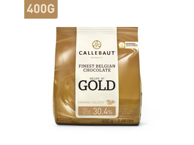Callebaut Gold hvid karamel chokolade 400 gr
