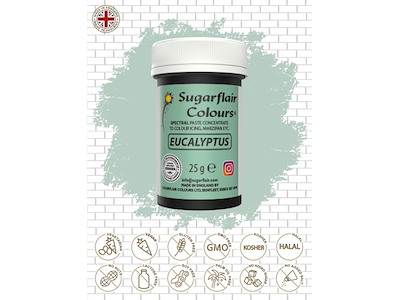 Farvepasta Eucalyptus/Grågrøn 25 g