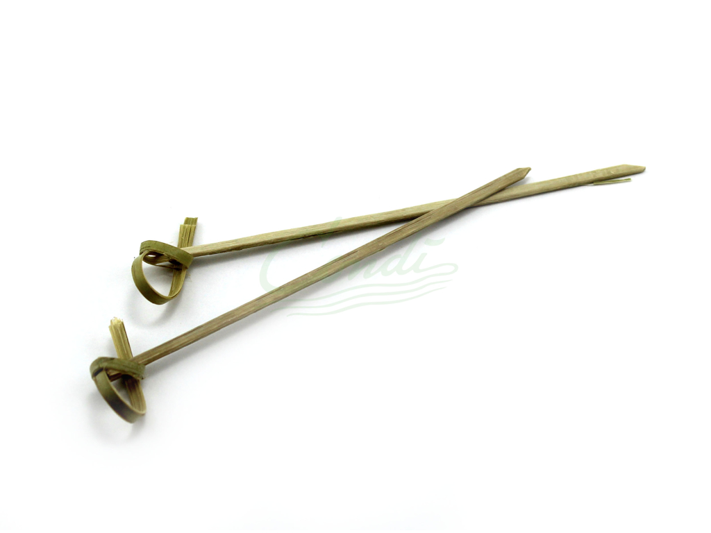 Bambuspinde m/krølle 10cm/100 stk