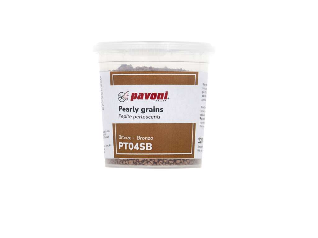 Pavoni Bronzeperler chokolade 120 gr