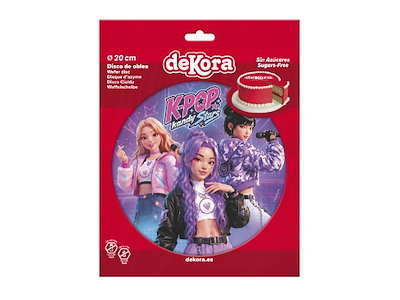 Vaffelprint K-Pop Kandy Ø20 cm
