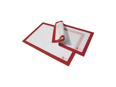 Bagemåtte Rød kant 620x420mm