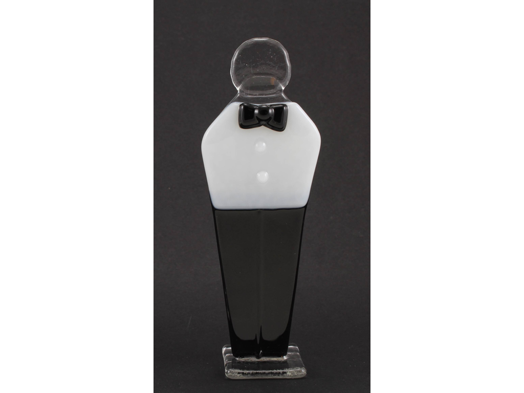 Konfirmandfigur i glas, dreng