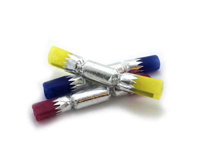 Knallert mini blandede farver 12 stk