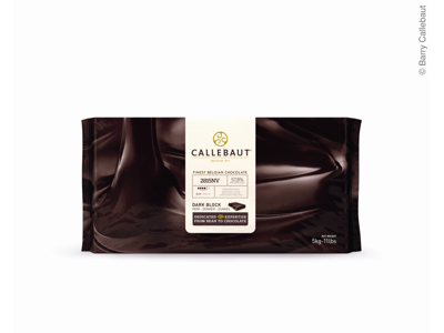 Callebaut Mørk Chokolade 56,9% plade 5 kg