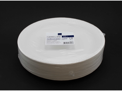 RESTSALG Paptallerken LP 18 hvid 50 stk