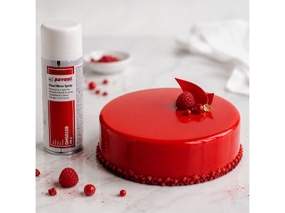 Pavoni glaze spray rød 280 g