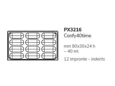Silikoneform 40time Confy PX3216