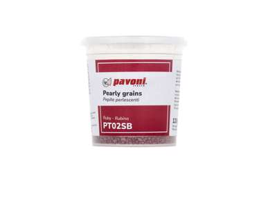 Pavoni Rubinperler chokolade 120 gr