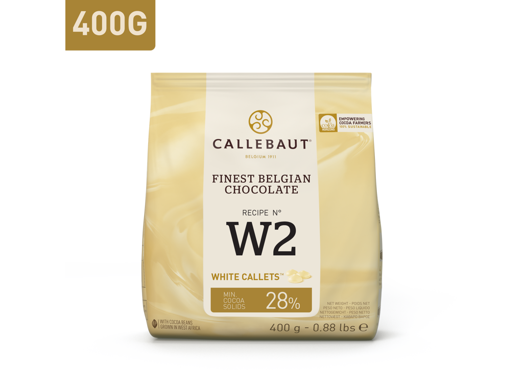 Callebaut Hvid Chokolade W2 400 g