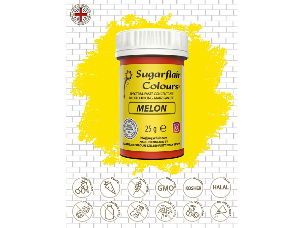 Farvepasta Melon 25 g